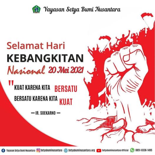 Selamat Hari Kebangkitan Nasional “20 Mei 2021”