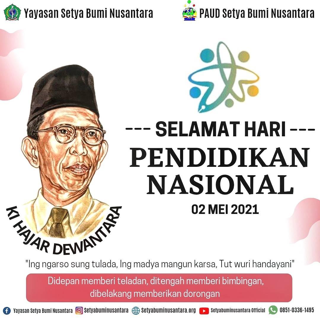 Selamat Hari Pendidikan Nasional 2 Mei 2021