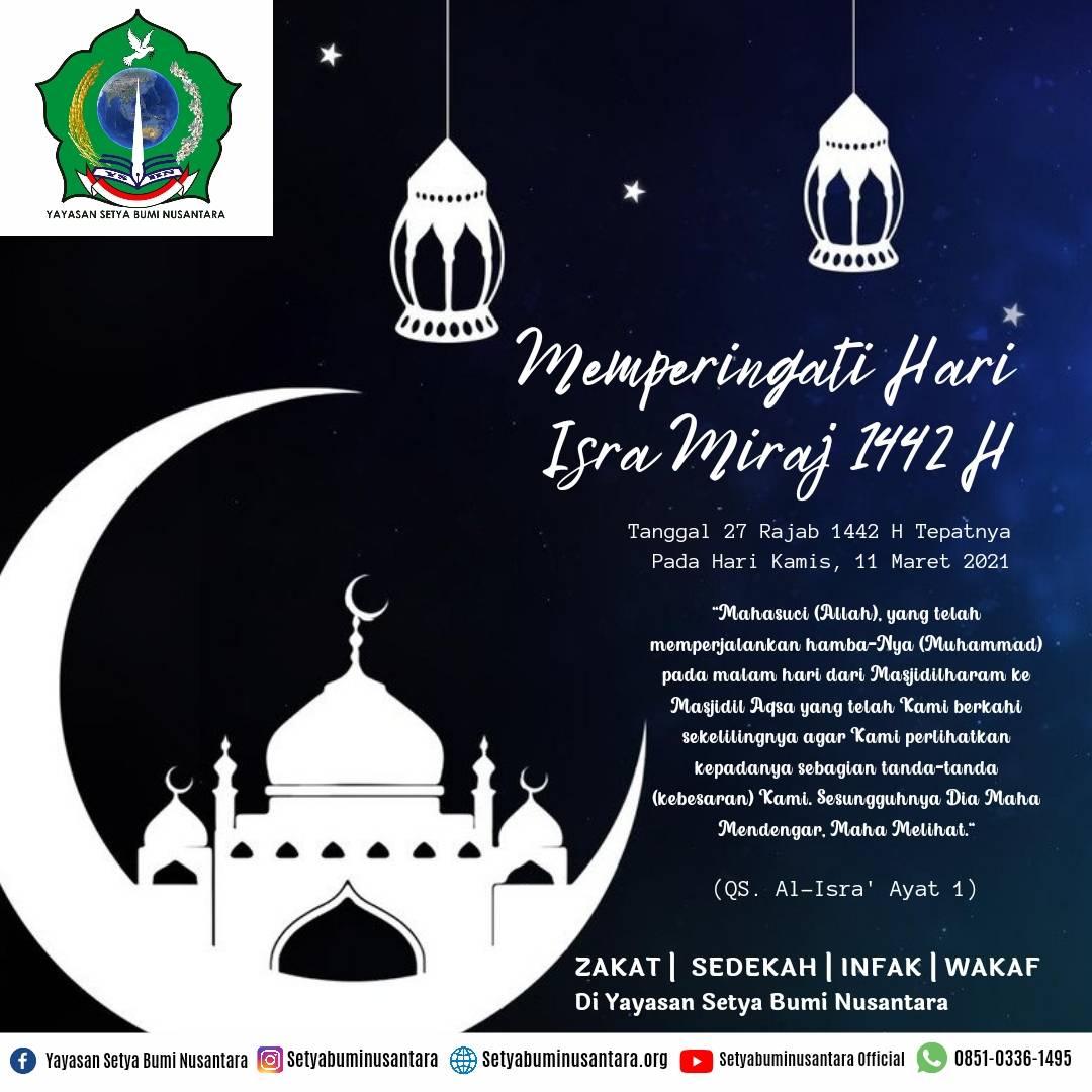 Memperingati Isra Miraj 1442 H