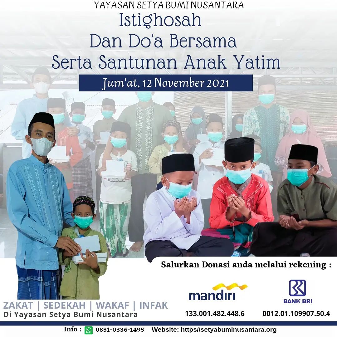 Istighosah & Doa Bersama Serta Santunan Anak Yatim 12 November 2021