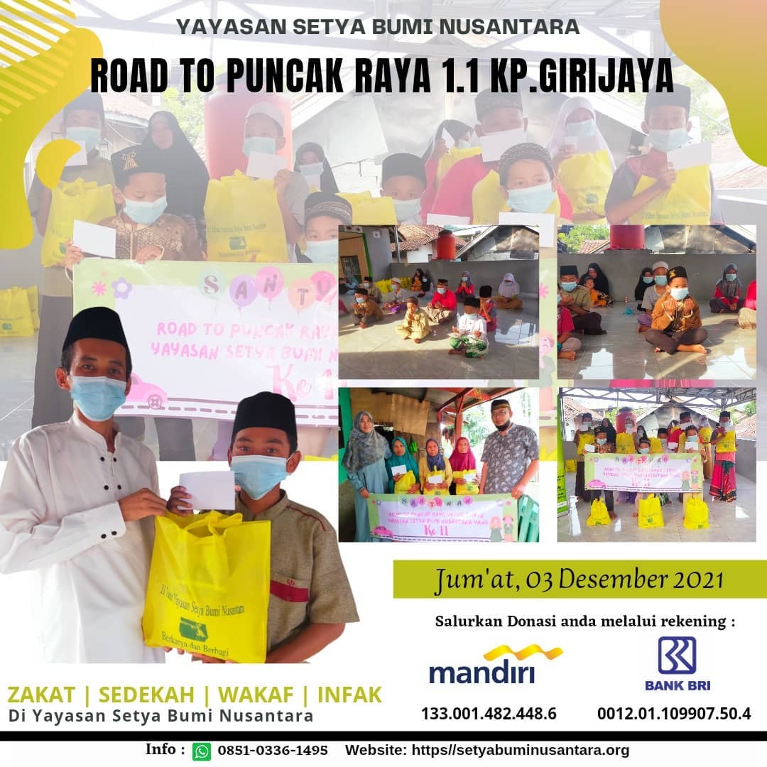 Road to Puncak Raya 1.1 Kp. Girijaya
