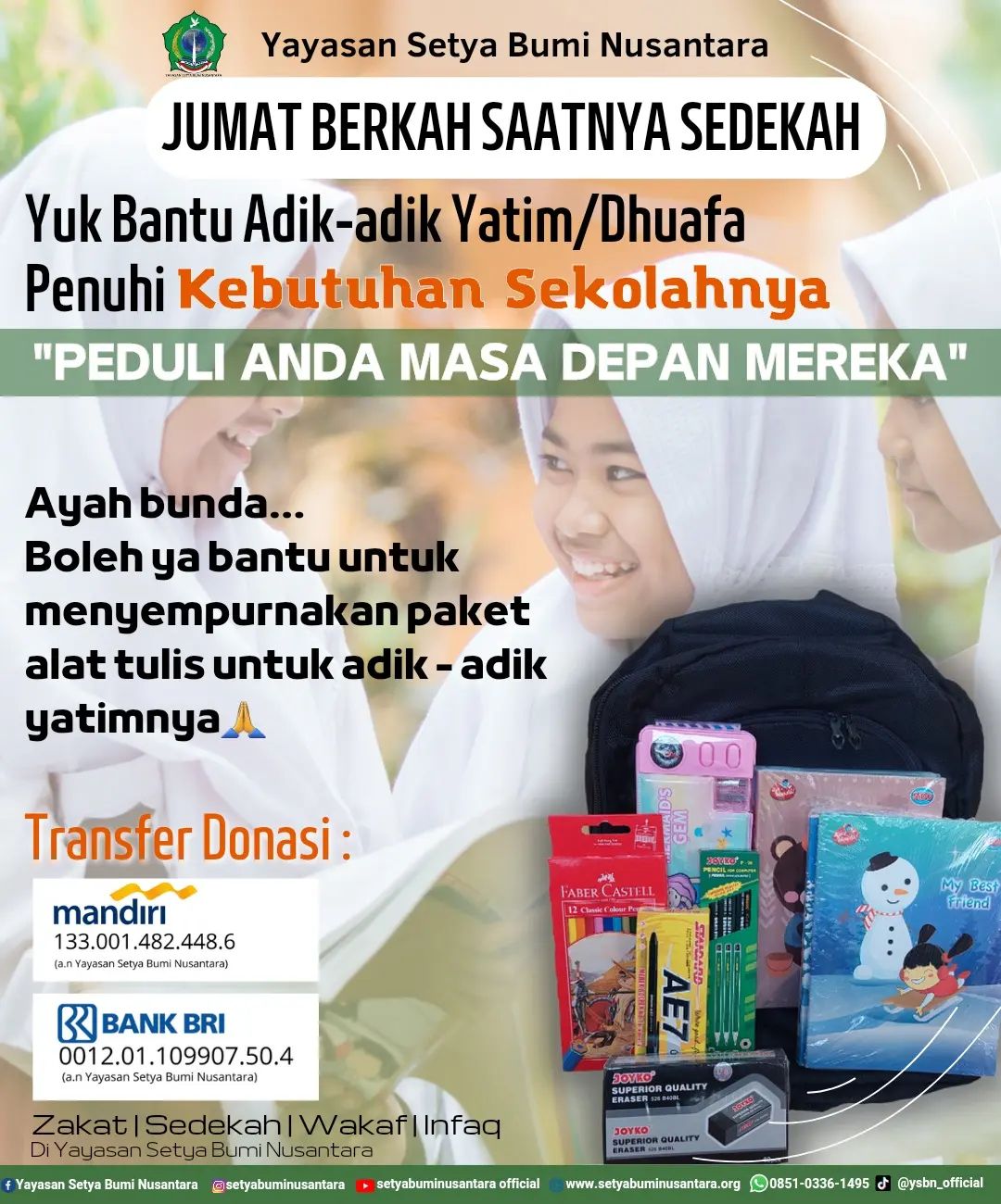 Jum’at Berkah Saatnya Sedekah
