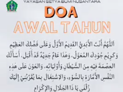 Doa Awal Tahun