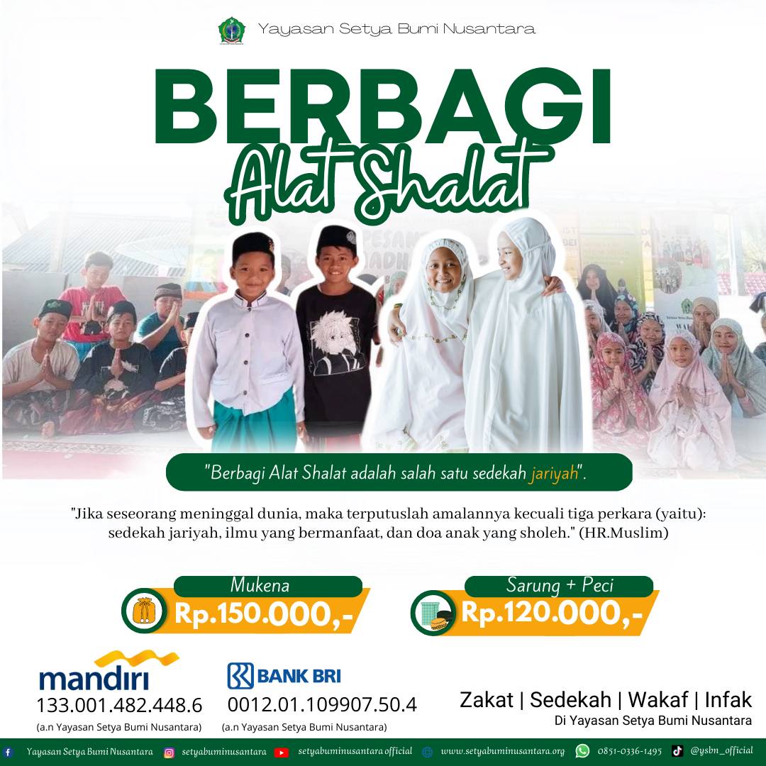 Berbagi Alat Shalat