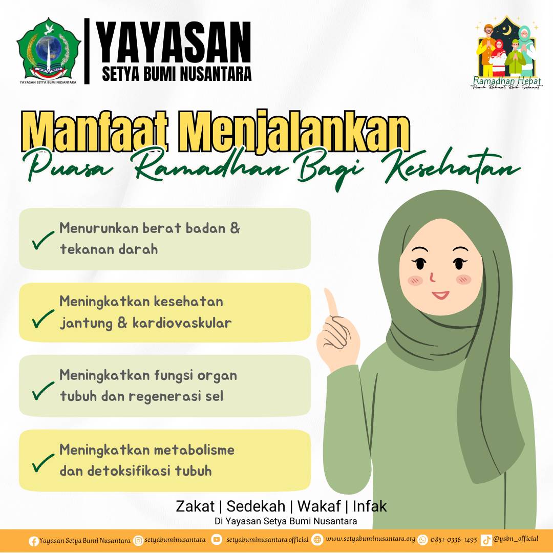 Manfaat Menjalankan Puasa Ramadhan Bagi Kesehatan