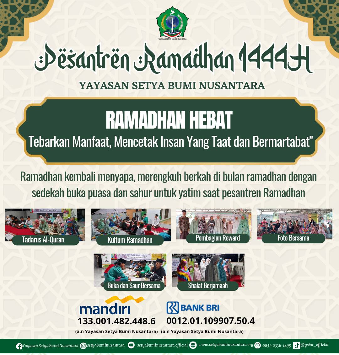 Pesantren Ramadhan Yayasan Setya Bumi Nusantara