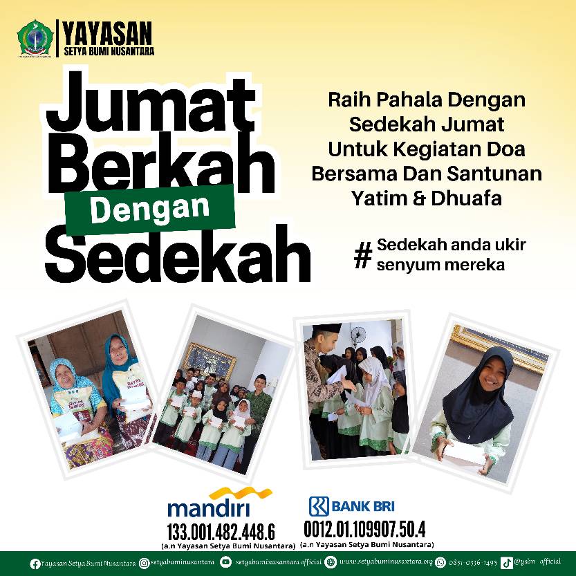 Jum’at Berkah dengan Sedekah