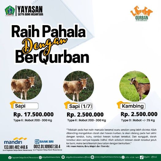 Raih Pahala dengan Berqurban