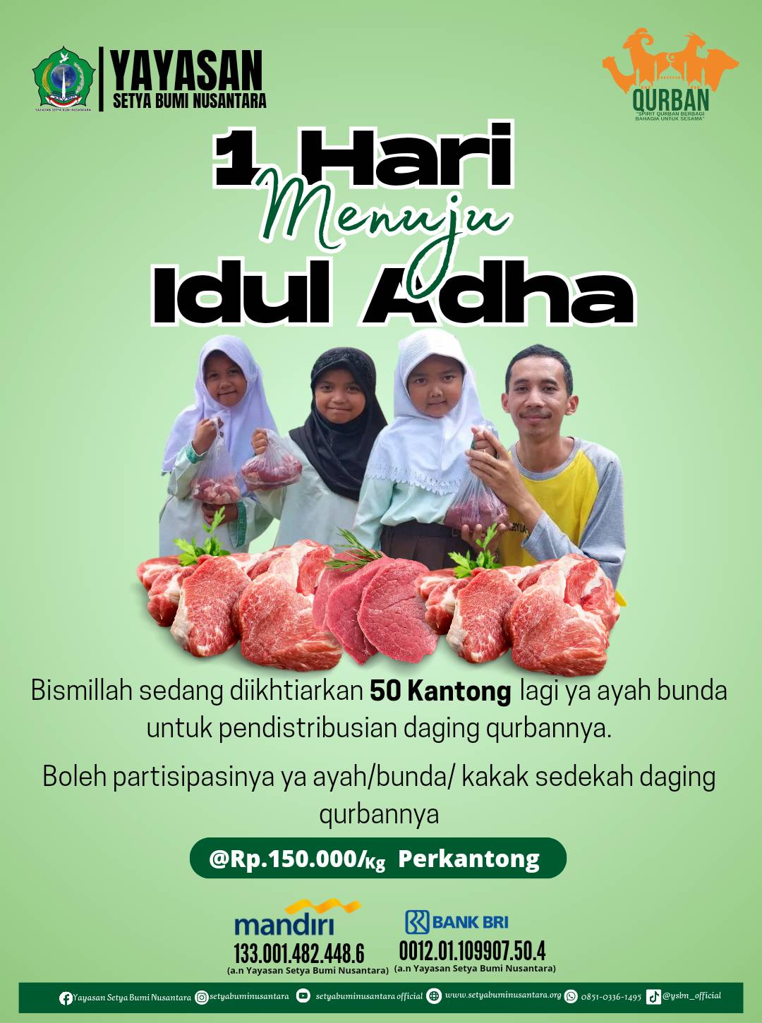 1 Hari Menuju Idul Adha