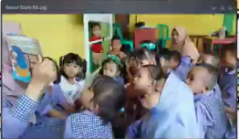 Hari Senin Ceria Dengan Membaca Cerita Bersama