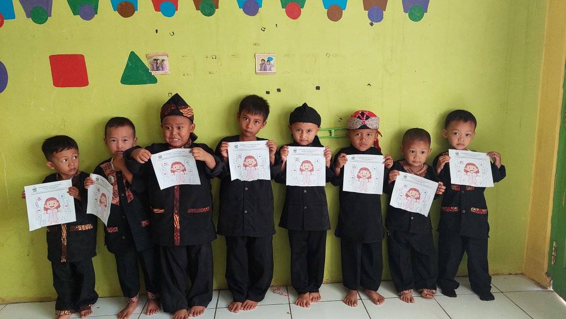 Kegiatan Siswa/i PAUD Setya Bumi Nusantara