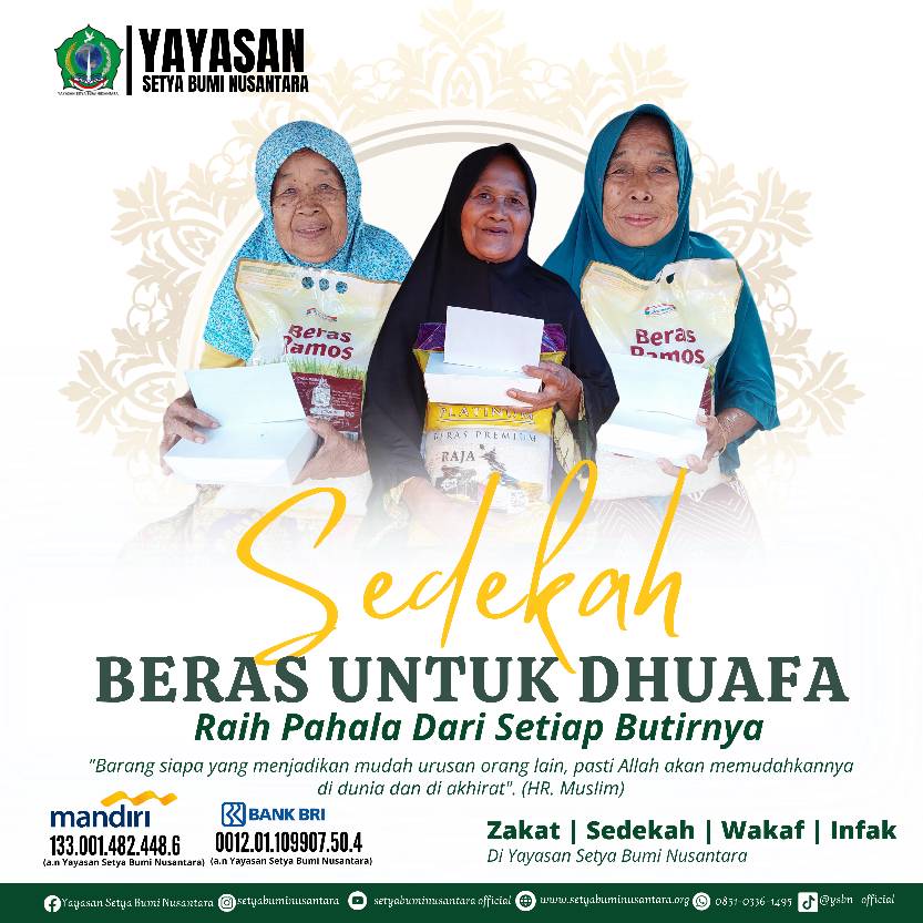 Sedekah Beras Untuk Dhuafa | Raih Pahala Dari Setiap Butirnya