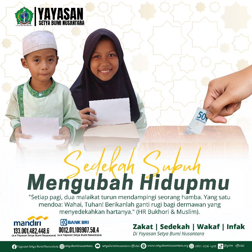 Sedekah Shubuh Mengubah Hidupmu