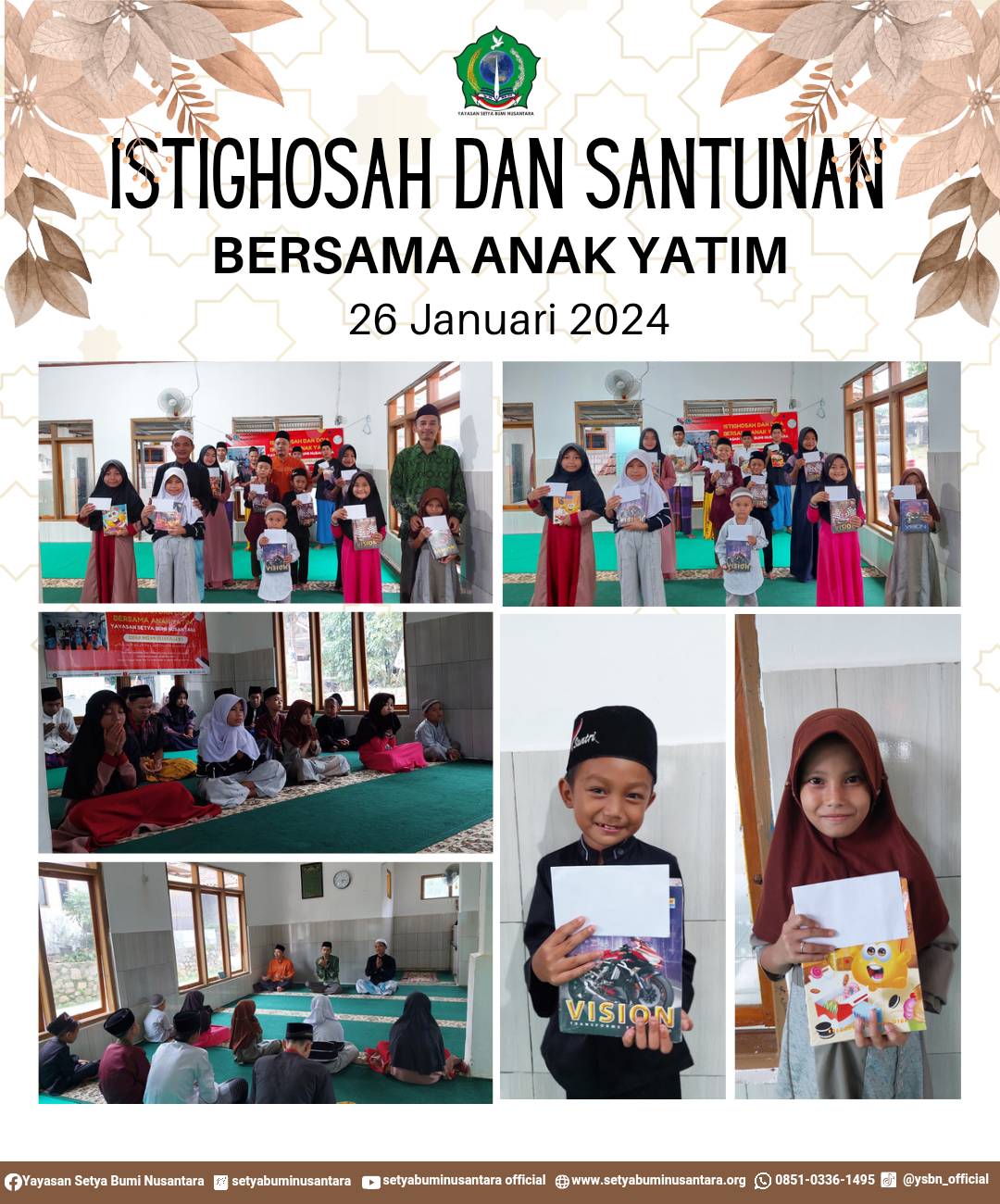 Istighosah dan Santunan Bersama Anak Yatim | 26 Januari 2024