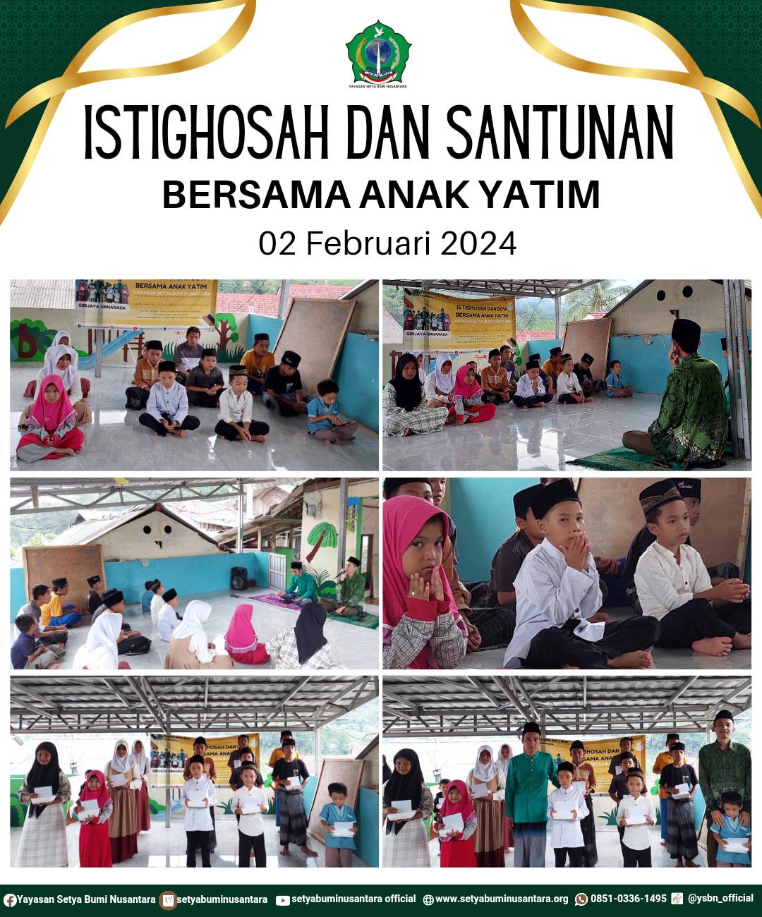 Istighosah dan Santunan Bersama Anak Yatim | 2 Februari 2024