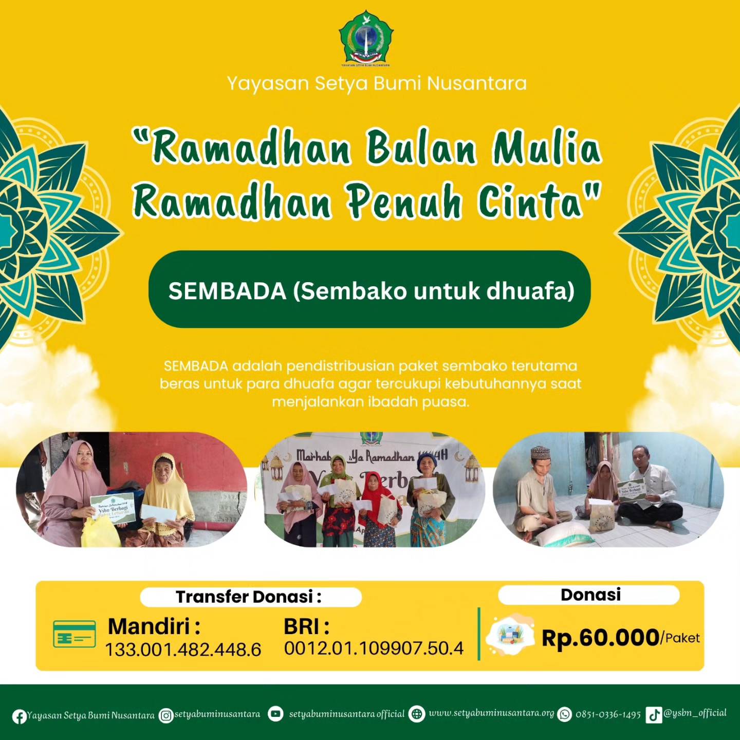 SEMBADA (Sembako Untuk Dhuafa)