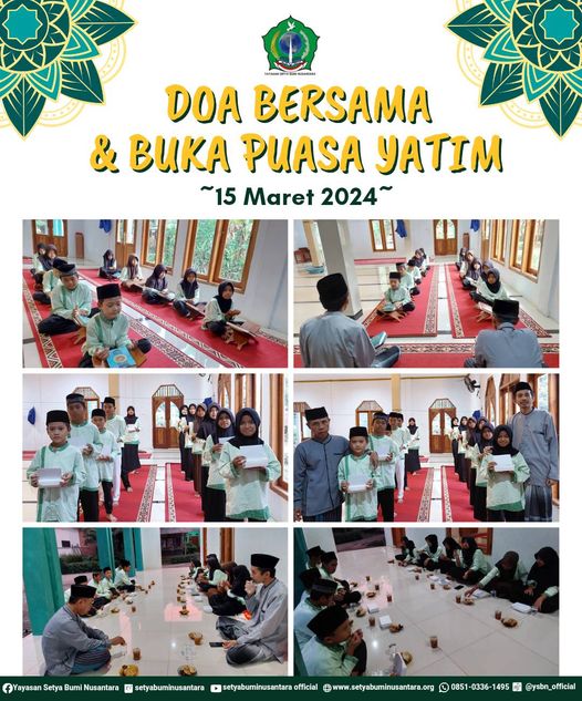 Doa Bersama dan Buka Puasa Yatim | 15 Maret 2024