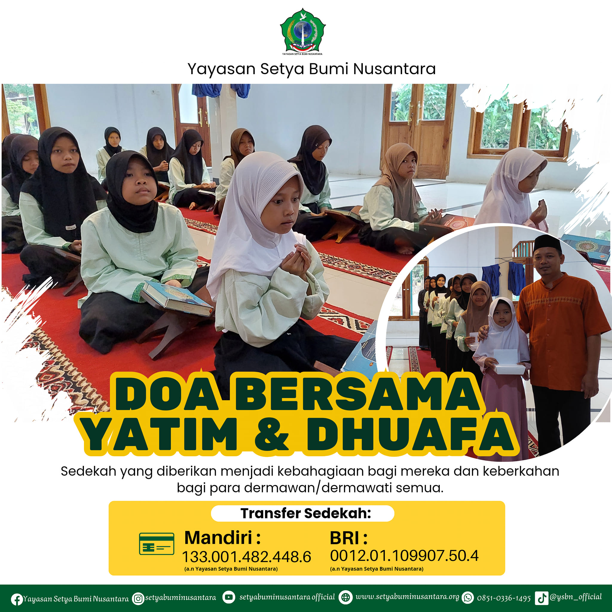 Doa Bersama Yatim Dan Dhuafa