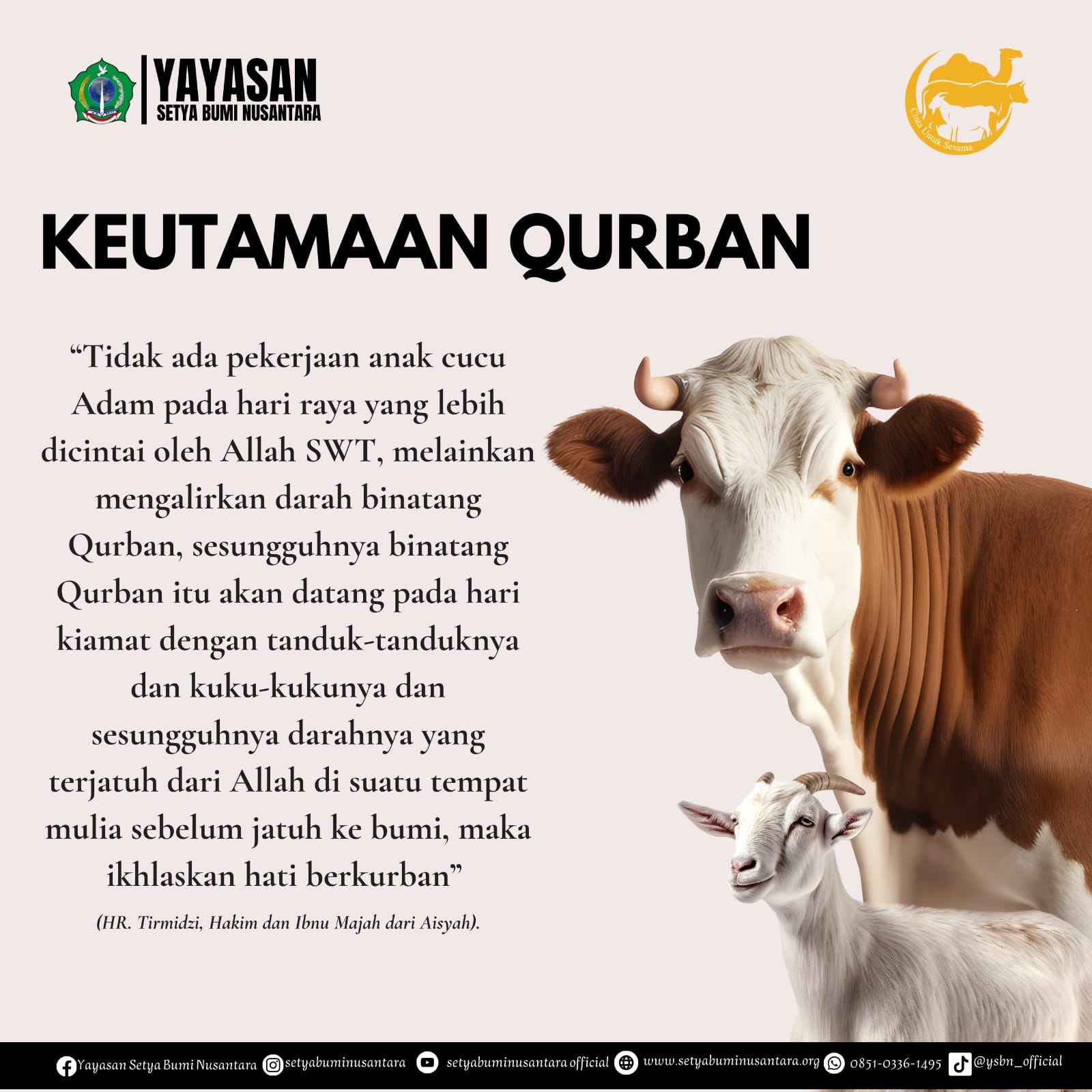 Keutamaan Qurban