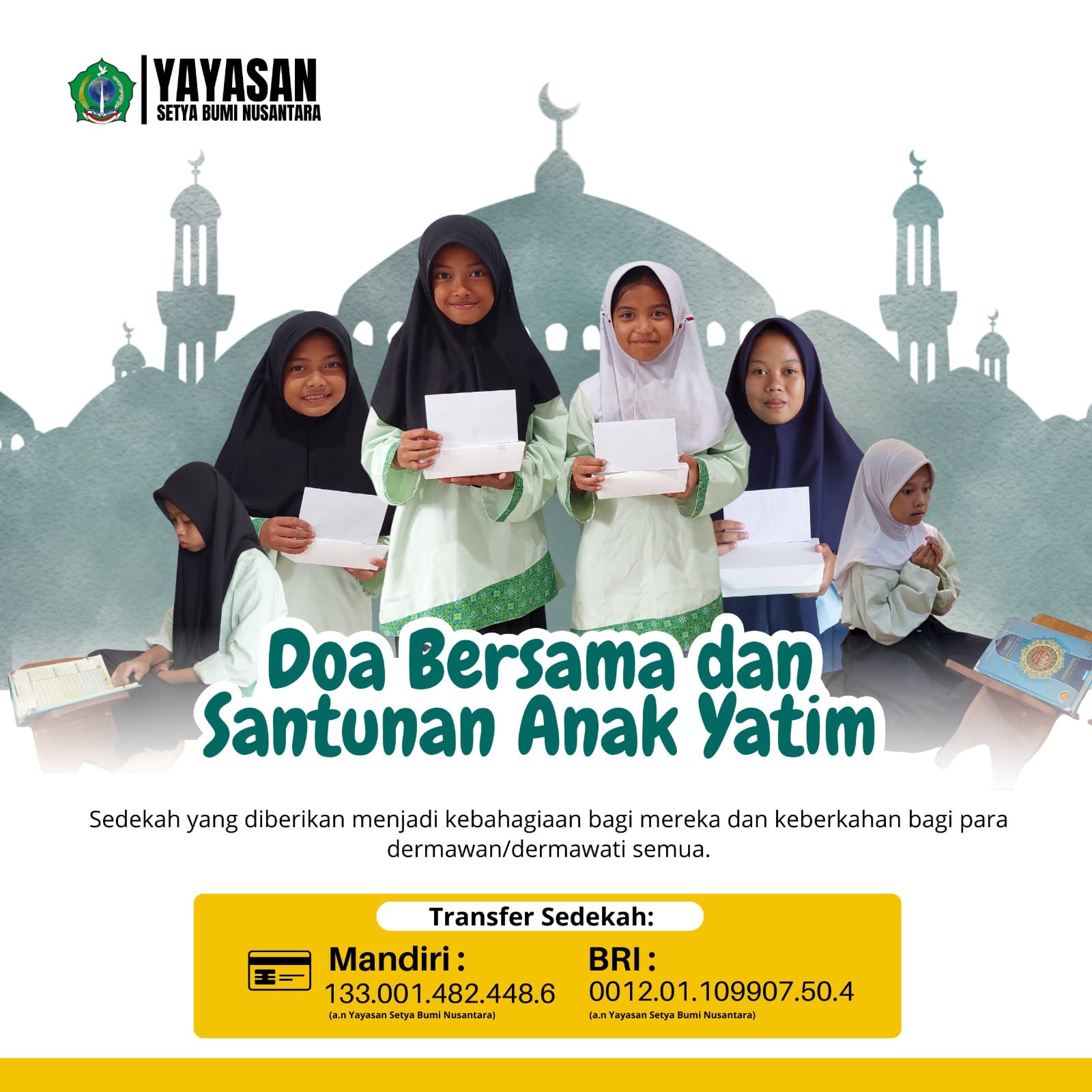 Doa Bersama dan Santunan Anak Yatim