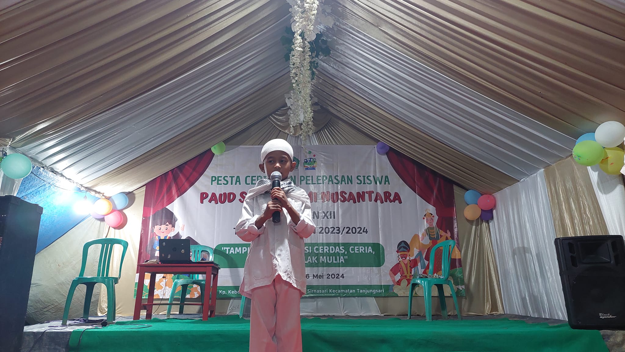 Pesta Ceria dan Pelepasan Siswa PAUD Setya Bumi Nusantara “Tampilkan Generasi Cerdas, Ceria, dan Berakhlak Mulia.”