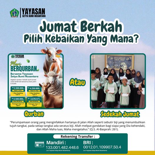 Jum’at Berkah Pilih Kebaikan Yang Mana?