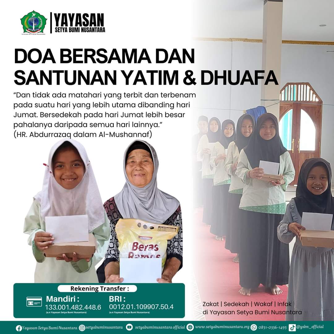 Do’a Bersama & Santunan Anak Yatim & Dhuafa