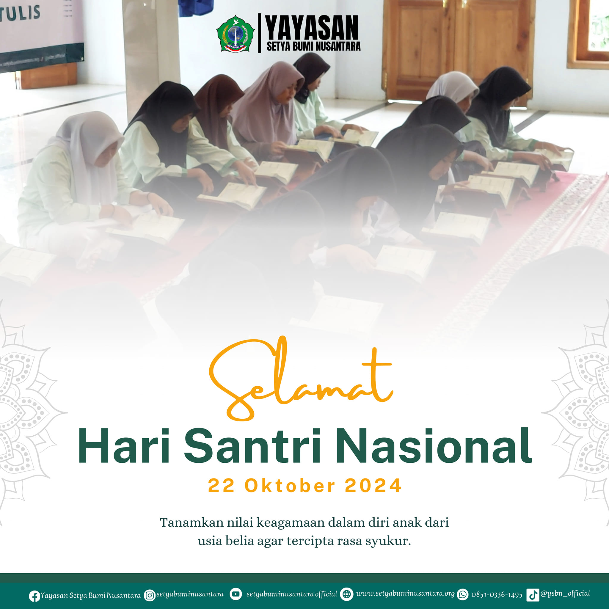 Selamat Hari Santri Nasional | 22 Oktober 2024