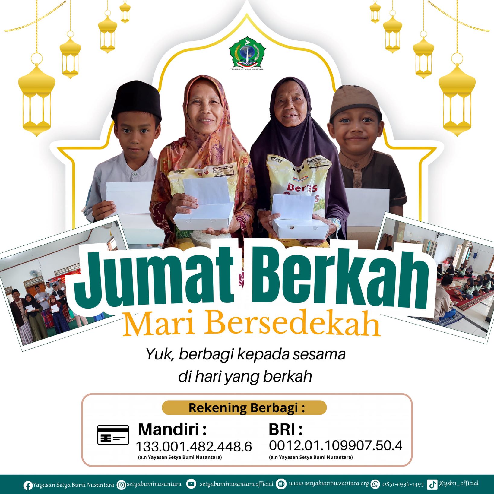 Jumat Berkah, Mari Bersedekah