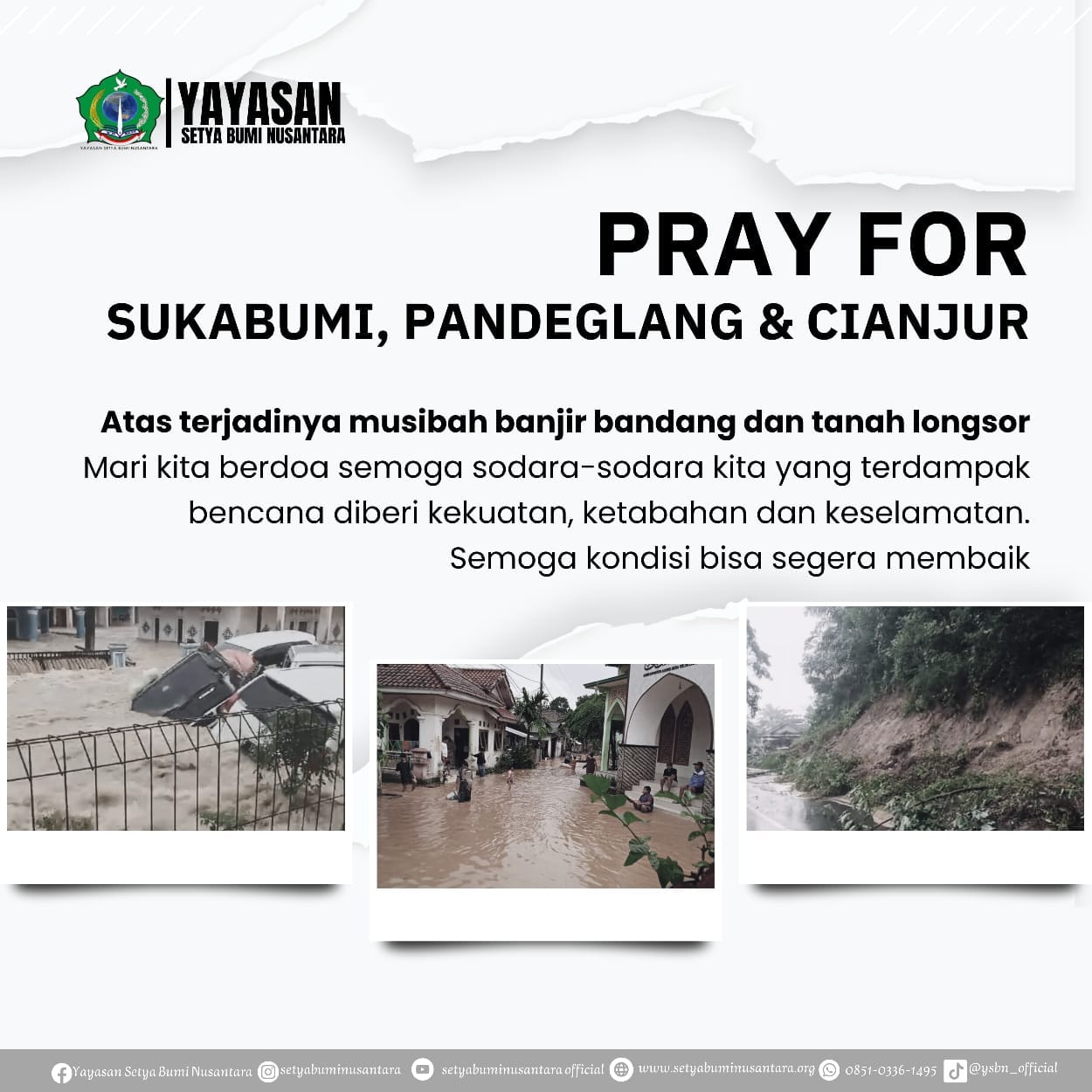 Pray For Sukabumi, Pandeglang & Cianjur