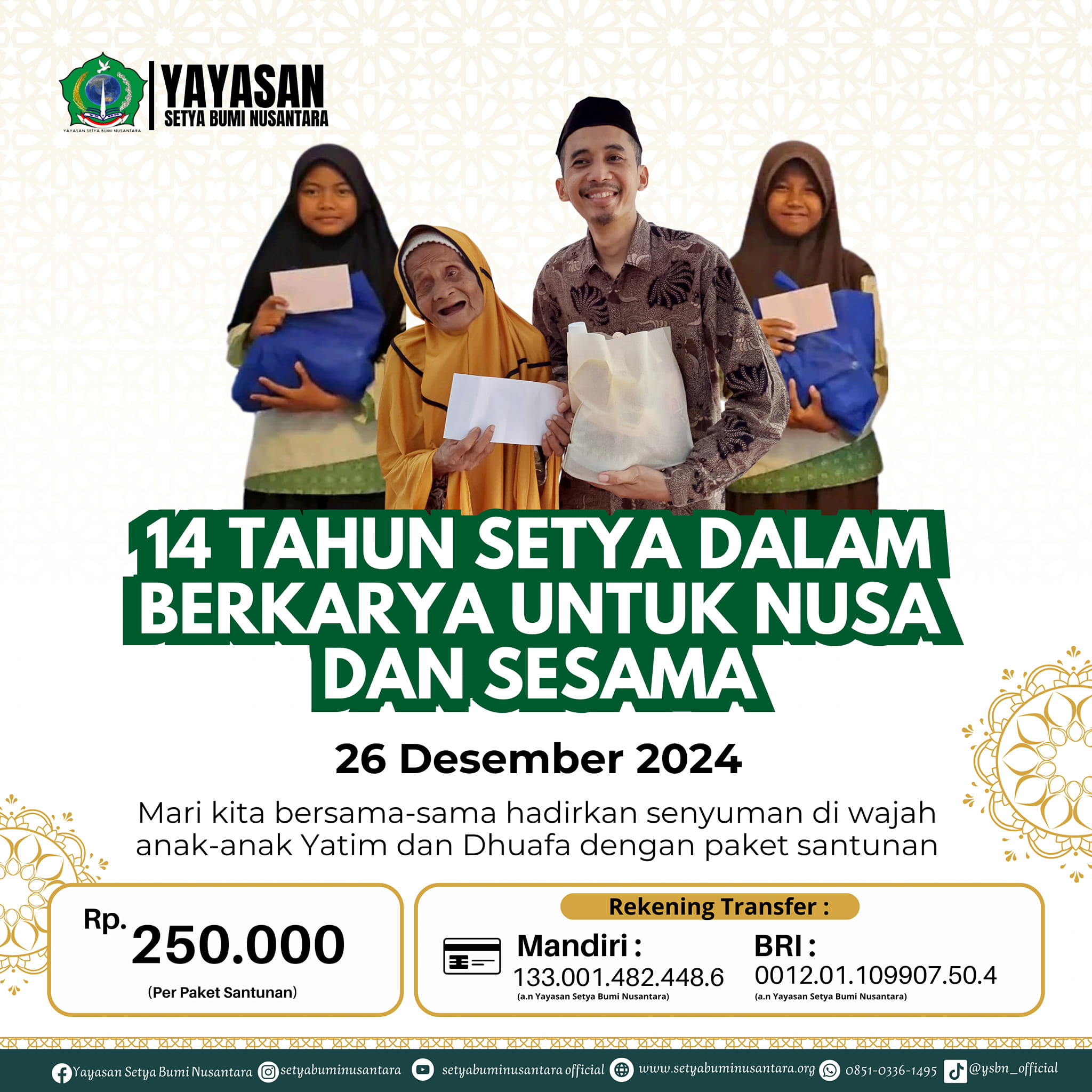 14 Tahun Setya dalam Berkarya untuk Nusa dan Sesama