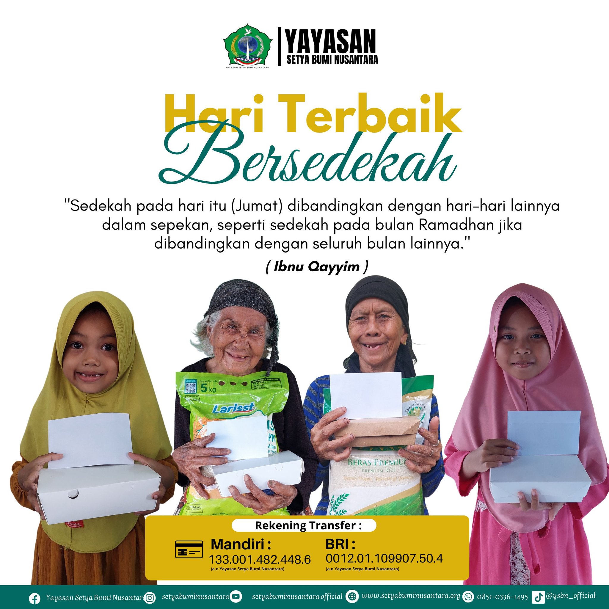 Hari Terbaik Bersedekah