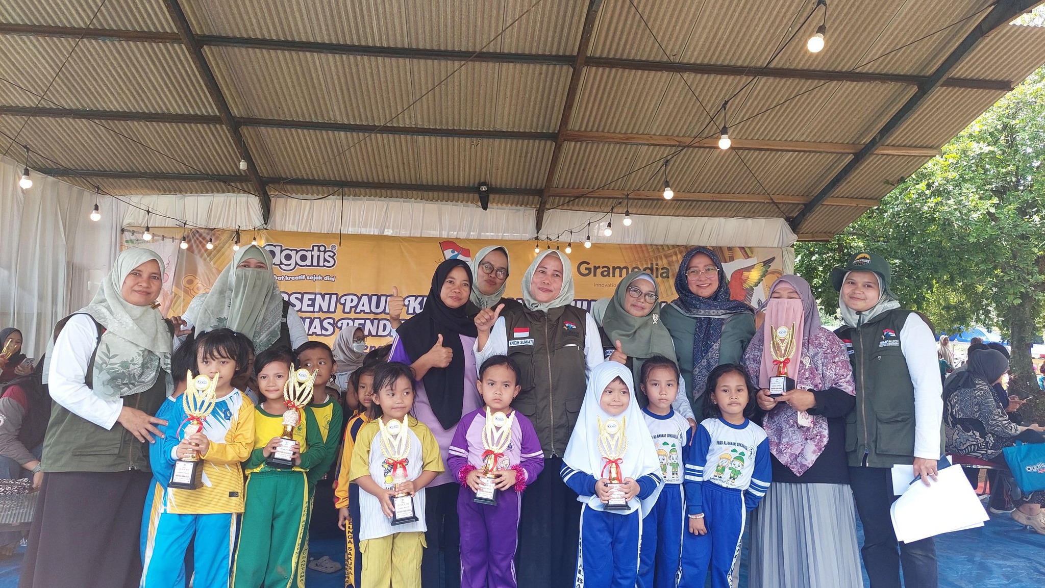 Kegiatan Porseni PAUD YSBN Tingkat Kecamatan Tanjungsari Bogor Tahun 2025