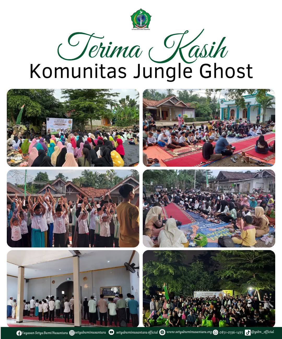 Terimakasih Komunitas Jungle Ghost