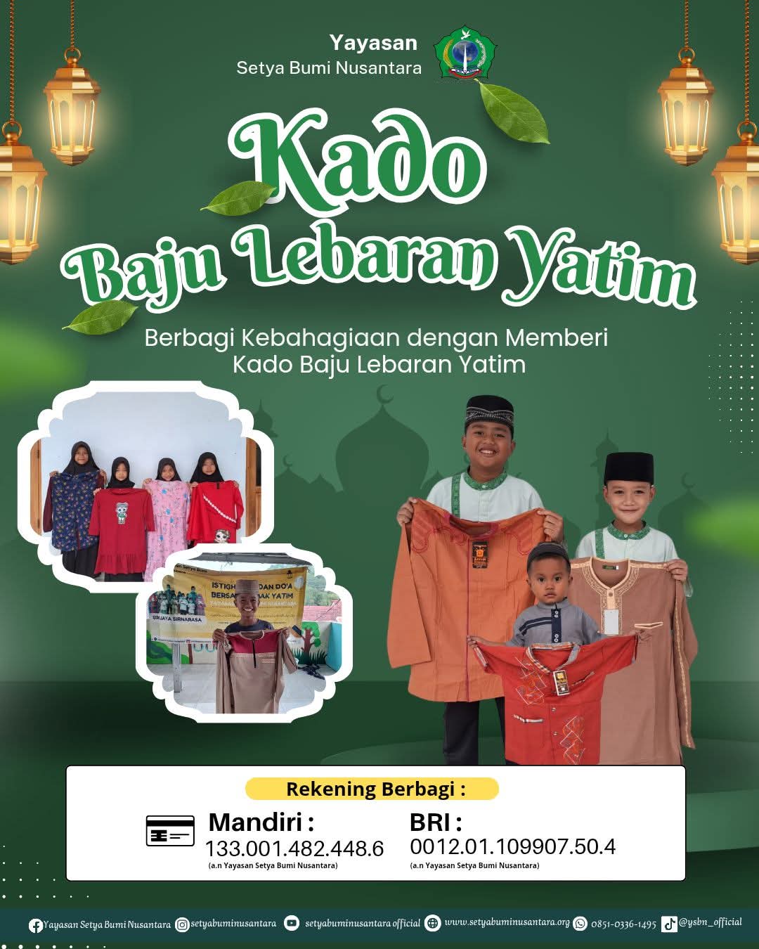 Kado Baju Lebaran Yatim