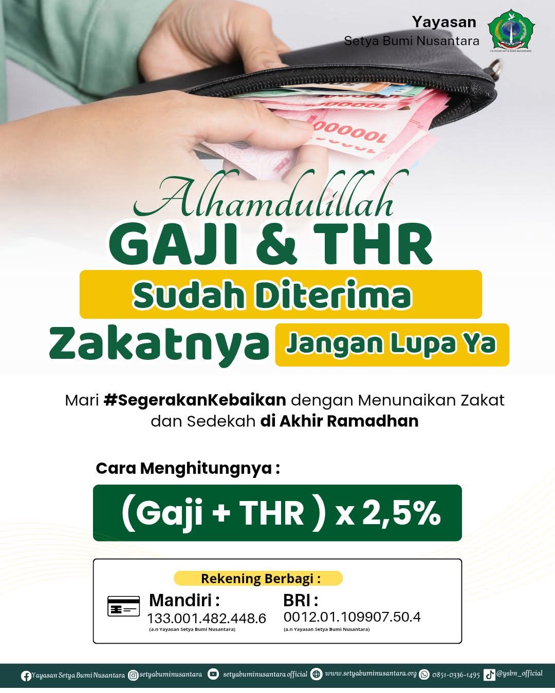 Alhamdulillah Gaji & THR Sudah Diterima