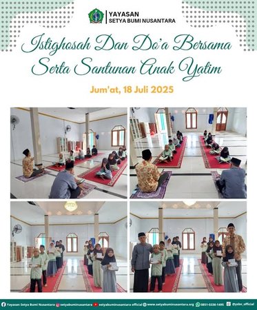 Istighosah dan Doa Bersama Serta Santunan Anak Yatim | Jum’at, 18 Juli 2025