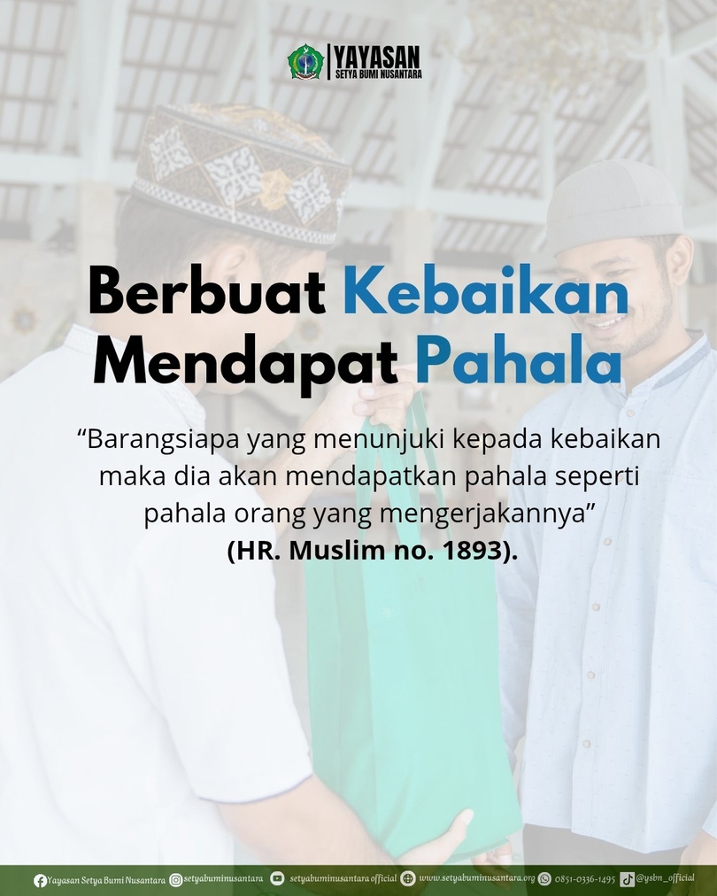Berbuat Kebaikan Mendapat Pahala