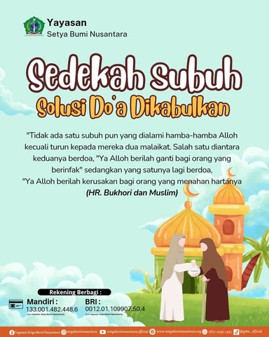 Sedekah Shubuh Solusi Do’a Dikabulkan
