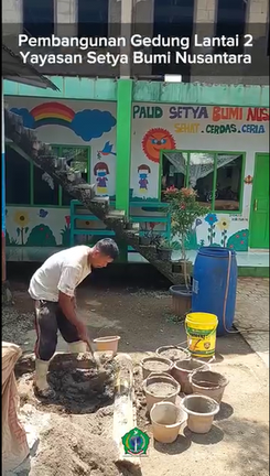 Pembangunan Gedung Lantai 2 YSBN