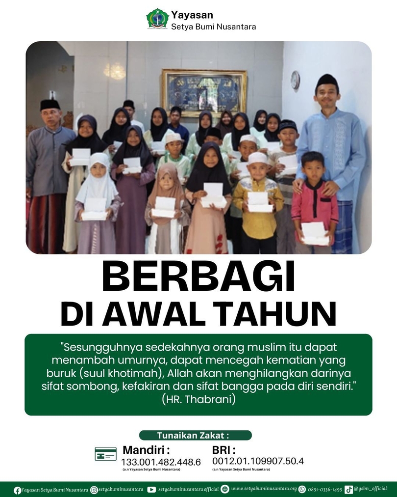 Berbagi di Awal Tahun