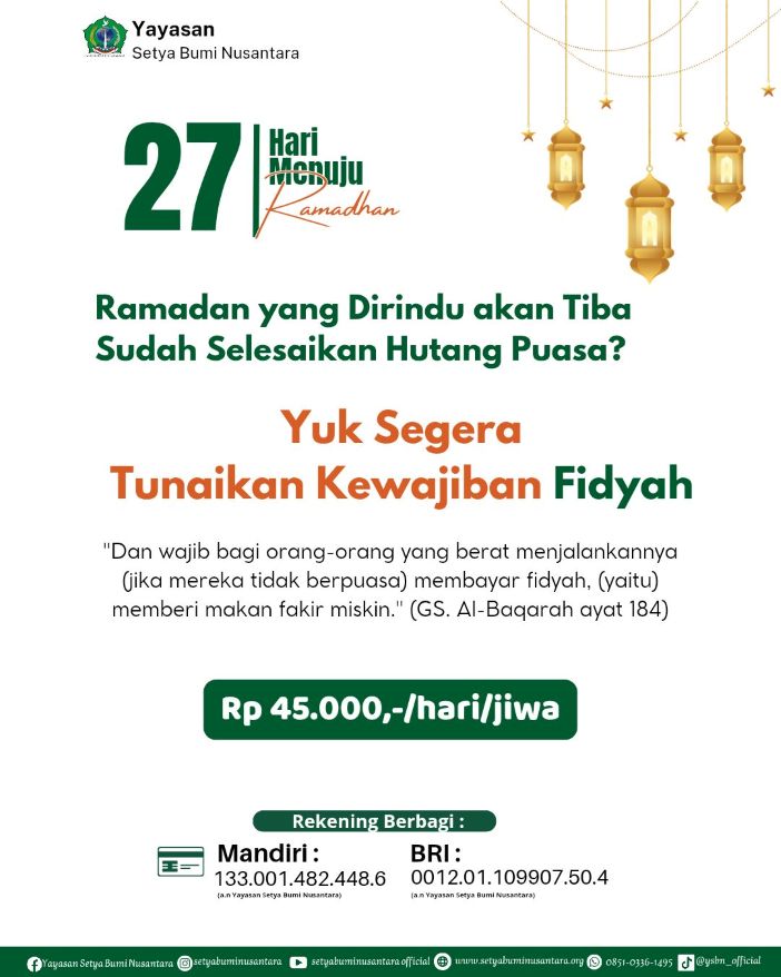 29 Hari Menuju Ramadhan | Sudah Selesaikah Utang Puasa?