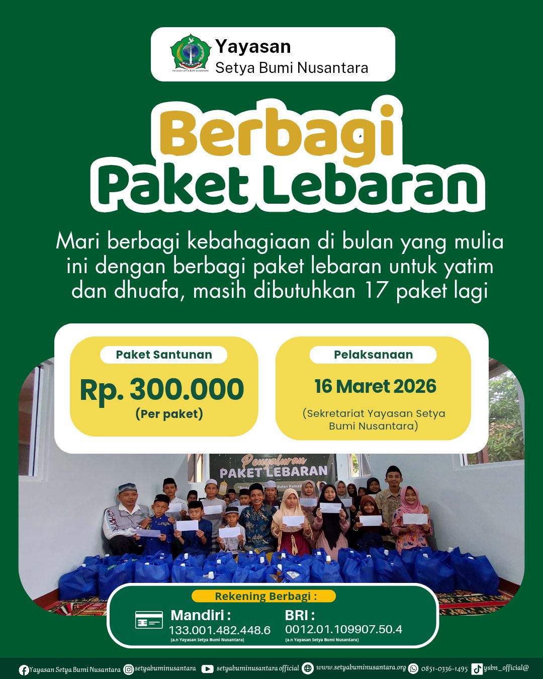 Berbagi Paket Lebaran