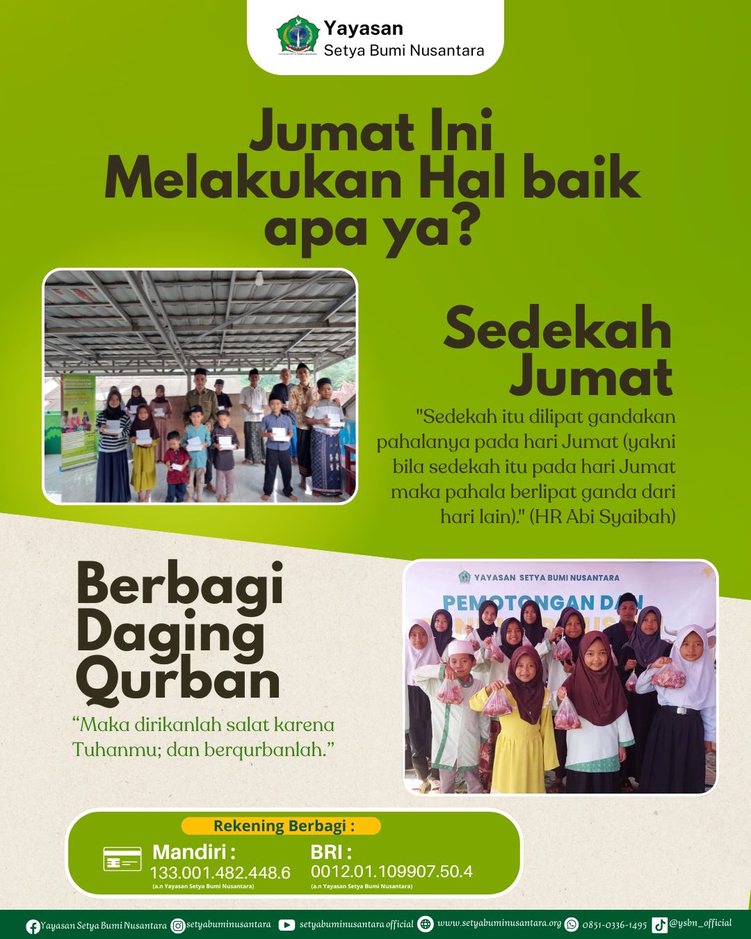 Jum’at Ini Melakukan Hal Baik Apa Ya?