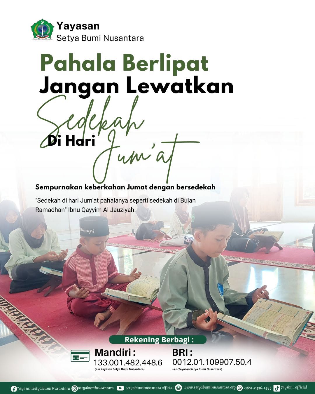 Pahala Berlipat, Jangan Lewatkan Sedekah di Hari Jum’at