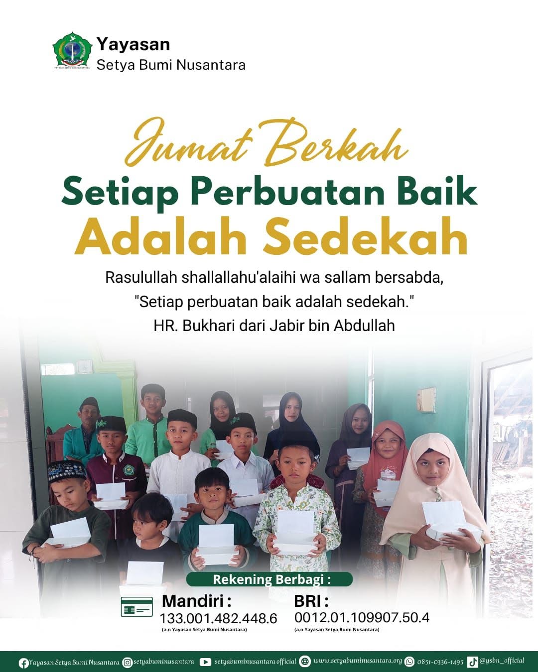 Setiap Perbuatan Baik adalah Sedekah
