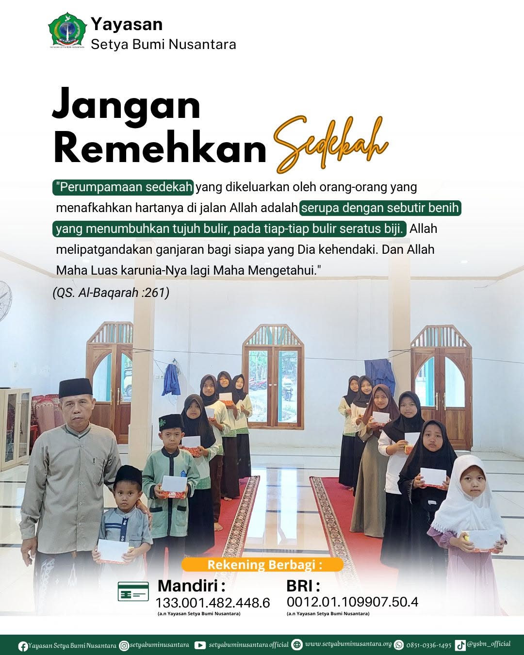 Jangan Remehkan Sedekah