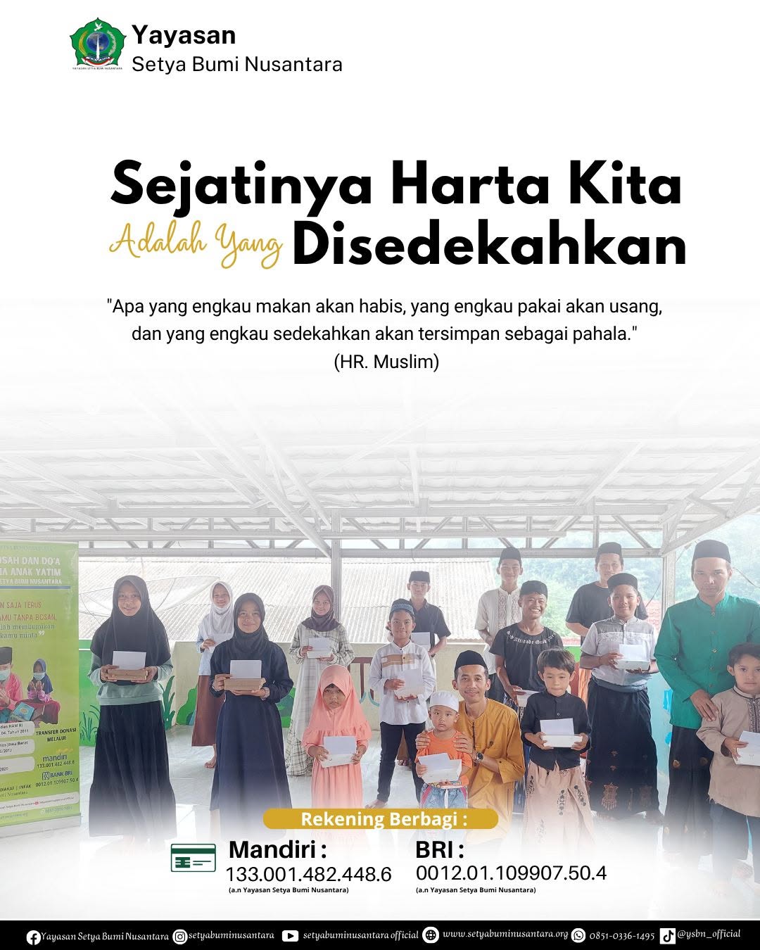 Sejatinya Harta Kita Adalah Yang Disedekahkan